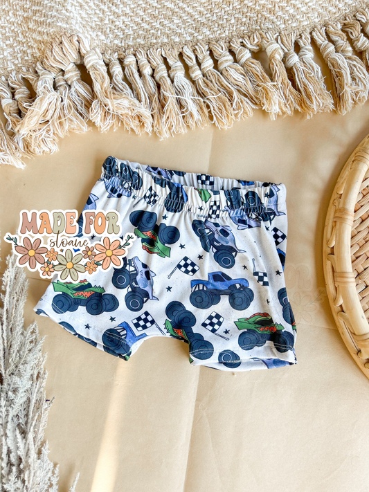 6-9M Monster Truck Shorts