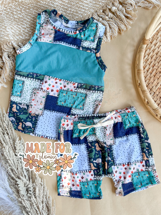 2T Dino 2 Piece Set