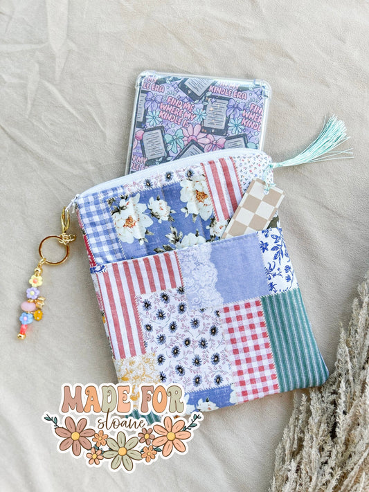 Quilted Kindle Protector with Pocket